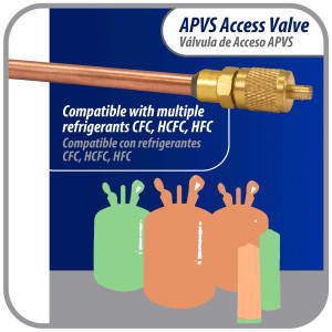 Appli Parts 10 Unidades Valvula de acceso de 1/4 SAE x 3/16 pulg OD x con vastago de cobre de 5cm de largo, con nucleo y tapa de laton con removedor de nucleo y empacadura APVS-143162K10 Appli Parts 10 Unidades Valvula de acceso de 1/4 SAE x 3/16 pulg OD x con vastago de cobre de 5cm de largo, con nucleo y tapa de laton con removedor de nucleo y empacadura APVS-143162K10