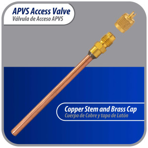 Appli Parts 10 Unidades Valvula de acceso de 1/4 SAE x 3/16 pulg OD x con vastago de cobre de 5cm de largo, con nucleo y tapa de laton con removedor de nucleo y empacadura APVS-143162K10 Appli Parts 10 Unidades Valvula de acceso de 1/4 SAE x 3/16 pulg OD x con vastago de cobre de 5cm de largo, con nucleo y tapa de laton con removedor de nucleo y empacadura APVS-143162K10