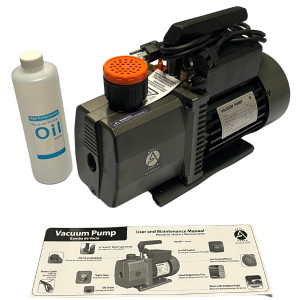 Appli Parts APVCP-723 Bomba de Vacio de 7.0 CFM 3/4 HP 2 etapas 115-220V/50-60HZ para calefaccion, aire acondicionado y sistemas de refrigeracion para aplicaciones domesticas y automotrices