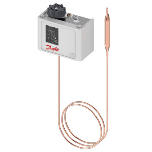 Danfoss Termostato KP73 Rango Temperatura -25 A 15 C Reset Automatico, Bulbo Remoto de 2000 mm 060L114366 Danfoss Termostato KP73 Rango Temperatura -25 A 15 C Reset Automatico, Bulbo Remoto de 2000 mm 060L114366