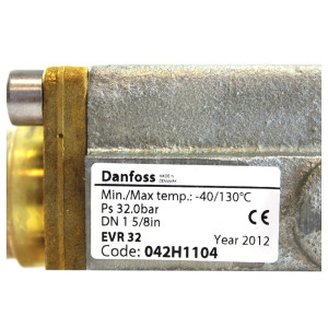 Danfoss 042H1104 Valvula Solenoide 1-5/8 pulg, EVR 32, Soldable (Solo Cuerpo)