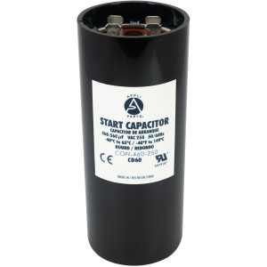 Appli Parts Condensador Capacitor Arranque 460-560 Mfd (microfaradios) uF 250 VAC remplazo universal para motores electricos de distintas aplicaciones 4.6cm Diametro 11cm Alto CON-460-250

