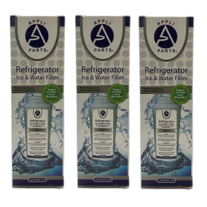 Appli Parts UKF8001AXXAP Filtro de Agua nevera refrigerador remplazo remplazo 9006, Everydrop EDR4RXD1 Filtro  4, UKF8001 W10790818 UKF8001AXX 4396395 67006470 W10790818 (Pack de 3 unidades) Appli Parts UKF8001AXXAP Filtro de Agua nevera refrigerador remplazo remplazo 9006, Everydrop EDR4RXD1 Filtro  4, UKF8001 W10790818 UKF8001AXX 4396395 67006470 W10790818 (Pack de 3 unidades)