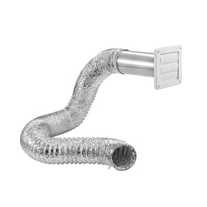 Lambro 1379W Kit Ducto secadora ventilacion 4 pulg x 8 pies