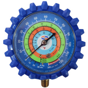 Uniweld G30LD Esfera de Manometro Azul Baja R404/R22r/R134a