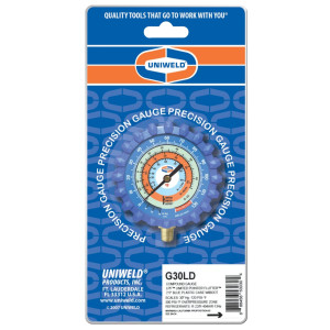 Uniweld G30LD Esfera de Manometro Azul Baja R404/R22r/R134a