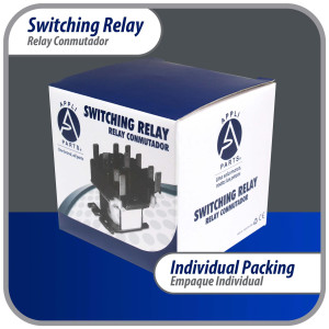 Appli Parts APSWR-342 Rele de conmutacion 90-342, de uso general, DPDT, Doble Polo, Doble Tiro, bobina de 208/240 V, CA, para aplicaciones HVAC y otras instalaciones electricas generales Remplaza APSR-342