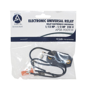 Relay Electronico Universal desde 1/12hp hasta 1/2hp 220V Appli Parts modelo APSR-90092E rele de estado solido. Para proteccion de motores y compresores Relay Electronico Universal desde 1/12hp hasta 1/2hp 220V Appli Parts modelo APSR-90092E rele de estado solido. Para proteccion de motores y compresores