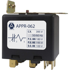 Appli Parts APPR-062 Relay Potencial 062, Voltaje de Bobina 395 V, Recogida Minima 180 V, Recogida Maxima 195 V, Caida Maxima 100 V, 50/60Hz Remplazo universal para unidades de refrigeracion y aire acondicionado Appli Parts APPR-062 Relay Potencial 062, Voltaje de Bobina 395 V, Recogida Minima 180 V, Recogida Maxima 195 V, Caida Maxima 100 V, 50/60Hz Remplazo universal para unidades de refrigeracion y aire acondicionado