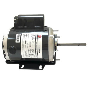 US Motor 1899 1/2Hp 1075 rpm, 4 polos, 1 eje, Cerramiento, TEAO, 1 velocidad, 5.6 diametro, 48 Frame CCW Lead End Reversible 115-230V/60Hz/1Ph 20mfd/370Vac Run Capacitor K055DTS1234012B