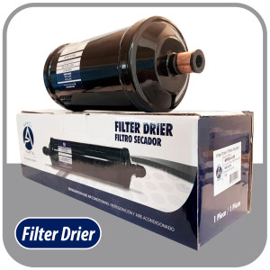 Appli Parts APFD-415S Filtro Secador 5/8 pulg para linea Liquido para Sistemas de Refrigeracion y aire acondicionado 415S ODF Soldable Universal Unidireccional 241mm Largo 95mm Ancho