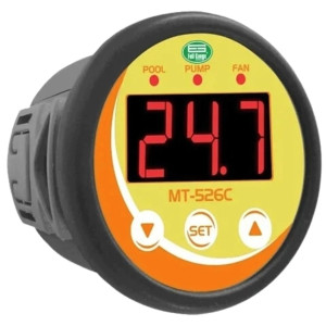 Controlador Electronico  Full Gauge Temperatura Bomba  calor 110/220v Mt-526c