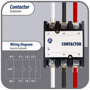 Contactor 3 Polos 75A 120V repuesto para compresores de CA y otras aplicaciones electricas Certificacion UL 476929 de Trabajo Pesado, Appli Parts modelo APAC-375120 Contactor 3 Polos 75A 120V repuesto para compresores de CA y otras aplicaciones electricas Certificacion UL 476929 de Trabajo Pesado, Appli Parts modelo APAC-375120
