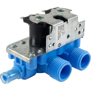 WH13X81 Appli Parts Valvula de entrada de agua para lavadora 2 Entradas de 3/4 NPT y 1 Salida 1/2 conexion rapida 110-120V 50/60Hz remplazo universal para lavadoras General Electric y otras marcas APIV-2111 WH13X81 Appli Parts Valvula de entrada de agua para lavadora 2 Entradas de 3/4 NPT y 1 Salida 1/2 conexion rapida 110-120V 50/60Hz remplazo universal para lavadoras General Electric y otras marcas APIV-2111