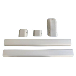 Appli Parts APLC-SET110 Cobertor para Lineas de Aire Acondicionado Juego de 100mm ancho, incluye: 2 Rectas, 1 Acople,1 Tapa Pared, 1 Tapa

