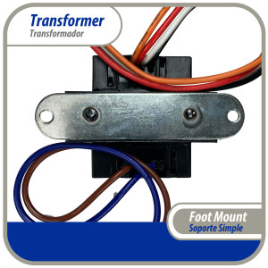 Appli Parts APTR-403 Transformador de 120/208/240 V a 24 V, 40 Va, 50/60 Hz, con Base Simple, Aislamiento Clase B, Transformador Clase 2, remplaza 40301F Appli Parts APTR-403 Transformador de 120/208/240 V a 24 V, 40 Va, 50/60 Hz, con Base Simple, Aislamiento Clase B, Transformador Clase 2, remplaza 40301F