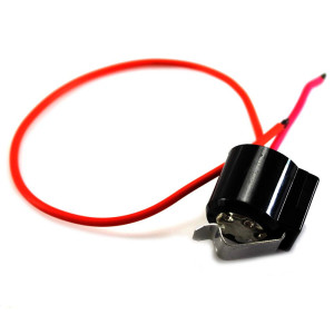 Appli Parts APBT-L60CA Bimetal 2 Cables Abre a 16 C y Cierra a 4 C, con clip, remplazo para Mabe, cables de colores rojo y rojo, Termodisco Referencia 238C1015P007