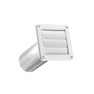 Rejilla de Ventilacion Blanca 4" Lambro Con Tubo de 11 pulgadas 267W