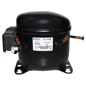 Danfoss GLY12NRA 1/3HP R134a Compresor Fraccionario de Refrigeracion LMBP 115/1/60 (V/Ph/Hz) 123B1304