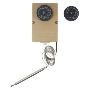 Appli Parts APRT-711 Termostato de Refrigeracion, con Temperatura minima de -35 C (-31 F) y temperatura maxima de +35 C (95 F), tubo capilar de 1200 mm y bulbo de 10.5cm modelo F2000 16A a 250V