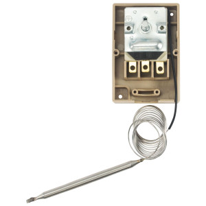 Appli Parts APRT-711 Termostato de Refrigeracion, con Temperatura minima de -35 C (-31 F) y temperatura maxima de +35 C (95 F), tubo capilar de 1200 mm y bulbo de 10.5cm modelo F2000 16A a 250V