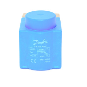 Danfoss 018F6714 Bobina para Solenoide 220 V, 60 Hz, 13 W, IP67, Caja de Conexion