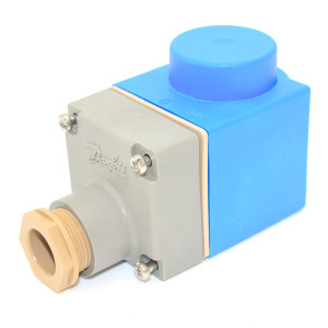 Danfoss 018F6714 Bobina para Solenoide 220 V, 60 Hz, 13 W, IP67, Caja de Conexion