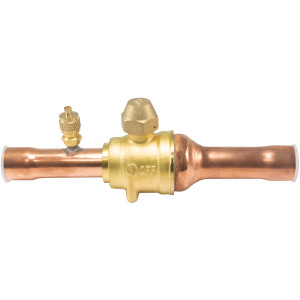 Appli Parts APBV-034 Valvula de Cierre 3/4 pulg tipo Bola de conexion soldable con puerto de servicio SAE de 1/4 de pulg presion maxima de trabajo 610 psi temperaturas de -30 C a 120 C longitud total 180 mm Appli Parts APBV-034 Valvula de Cierre 3/4 pulg tipo Bola de conexion soldable con puerto de servicio SAE de 1/4 de pulg presion maxima de trabajo 610 psi temperaturas de -30 C a 120 C longitud total 180 mm