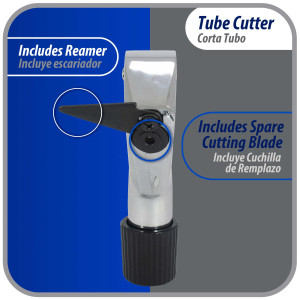 Appli Parts APT-TC274 Corta Tubo para Cobre, Aluminio, Acero, PVC y otros tubos de metal blando desde 1/8 pulg hasta 1-1/8 pulg (4-28 mm) para Profesionales y Bricolaje