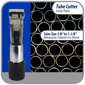 Appli Parts APT-TC274 Corta Tubo para Cobre, Aluminio, Acero, PVC y otros tubos de metal blando desde 1/8 pulg hasta 1-1/8 pulg (4-28 mm) para Profesionales y Bricolaje