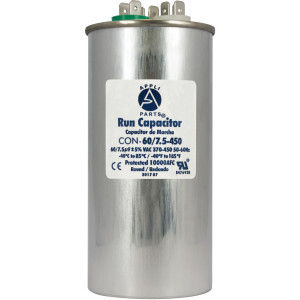 Appli Parts Condensador Capacitor de Marcha 60+7.5 Mfd uF (microfaradios) 370VAC o 450VAC CBB65 Universal Aire acondicionado y aplicaciones Redondo UL E476928 13.3cm Alto 5.7cm Ancho CON-60/7.5-450 Appli Parts Condensador Capacitor de Marcha 60+7.5 Mfd uF (microfaradios) 370VAC o 450VAC CBB65 Universal Aire acondicionado y aplicaciones Redondo UL E476928 13.3cm Alto 5.7cm Ancho CON-60/7.5-450