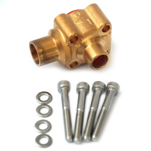 Danfoss 067B4009 Cuerpo para Valvula de Expansion TE 5 1/2 x 5/8 pulg ODF Soldable Angular