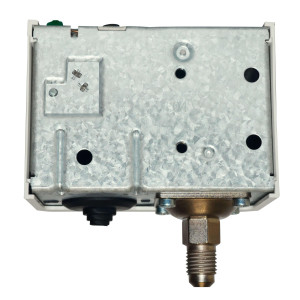Danfoss 060-117391 Presostato KP5 de Alta para Sistemas de Refrigeracion con Reset Manual, 43 psi de Diferencial y conexion para 1/4 Flare 060-117366
