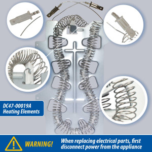 DC47-00019A Appli Parts Kit Resistencia Secadora DC47-00019AKAP 
Incluye: DC47-00019AAP Resistencia, DC47-00018AAP Termostato, DC96-00887AAP Fusible, DC47-00016AAP Fusible DC47-00019A Appli Parts Kit Resistencia Secadora DC47-00019AKAP 
Incluye: DC47-00019AAP Resistencia, DC47-00018AAP Termostato, DC96-00887AAP Fusible, DC47-00016AAP Fusible