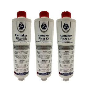 Appli Parts AP717AP Filtro de Agua para refrigeradora tipo GE General Electric en linea, ideal para fabricadores de hielo y dispensadores de agua 3 Pack Appli Parts AP717AP Filtro de Agua para refrigeradora tipo GE General Electric en linea, ideal para fabricadores de hielo y dispensadores de agua 3 Pack
