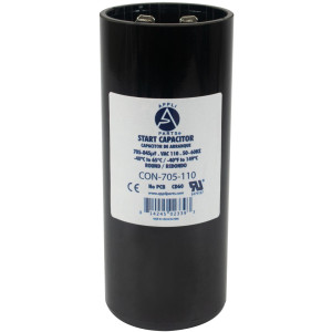Appli Parts Condensador Capacitor Arranque 705-845 Mfd (microfaradios) uF 110-125 VAC remplazo universal para motores electricos de distintas aplicaciones 4.6cm Diametro 11cm Alto CON-705-110

