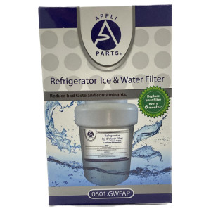 Appli Parts WFAP Filtro de Agua para refrigeradora tipo GE General Electric remplaza GWFAP, HWFAP, MWFAP, MWFINTAP, WR197D6321P001AP, empaque de 3 unidades Appli Parts WFAP Filtro de Agua para refrigeradora tipo GE General Electric remplaza GWFAP, HWFAP, MWFAP, MWFINTAP, WR197D6321P001AP, empaque de 3 unidades