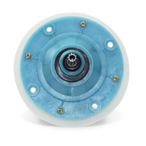 Appli Parts APTW-81026 Transmision Lavadora Eje Estriado (10 Estrias), Base 4 Huecos, Polea (157mm), remplazo para lavadoras Mabe y otras marcas Appli Parts APTW-81026 Transmision Lavadora Eje Estriado (10 Estrias), Base 4 Huecos, Polea (157mm), remplazo para lavadoras Mabe y otras marcas