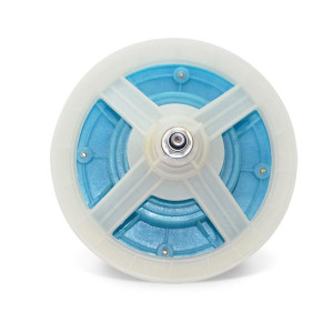 Appli Parts APTW-81026 Transmision Lavadora Eje Estriado (10 Estrias), Base 4 Huecos, Polea (157mm), remplazo para lavadoras Mabe y otras marcas Appli Parts APTW-81026 Transmision Lavadora Eje Estriado (10 Estrias), Base 4 Huecos, Polea (157mm), remplazo para lavadoras Mabe y otras marcas