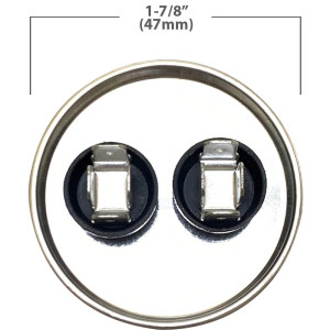 Appli Parts Condensador Capacitor de Marcha 15 Mfd uF (microfaradios) 370VAC CBB65 Universal Aire acondicionado y otras aplicaciones Redondo UL E476928 cm Alto cm Ancho CON-15-370-R