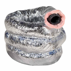 Ducto Flexible de Fibra de Vidrio 14 pulgadas de diametro y 7.62 metros de largo, modelo FACIL FLEX 14 Owens Corning, para sistemas de Aire Acondicionado Ducto Flexible de Fibra de Vidrio 14 pulgadas de diametro y 7.62 metros de largo, modelo FACIL FLEX 14 Owens Corning, para sistemas de Aire Acondicionado