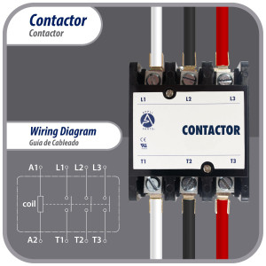Contactor 3 Polos 40A 120V repuesto para compresores de CA y otras aplicaciones electricas Certificacion UL 476929 de Trabajo Pesado, Appli Parts modelo APAC-340120 Contactor 3 Polos 40A 120V repuesto para compresores de CA y otras aplicaciones electricas Certificacion UL 476929 de Trabajo Pesado, Appli Parts modelo APAC-340120