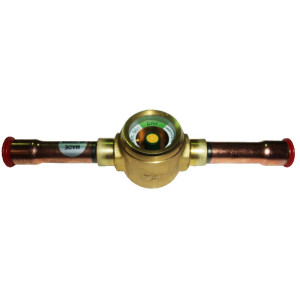 Danfoss SGP 12s I 1/2 pulg Visor de Liquido Humedad, ODF, Soldable,R22,R290,R600,014L0036