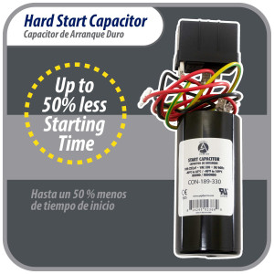 Appli Parts Start kit para aire acondicionado incluye Capacitor de arranque 189-227mfd 330V y relay potencial para equipos 3.5-4.5 Ton aire acondicionado compresores scroll y reciprocantes 208-265 Volts 1 Ph APHS-2 Appli Parts Start kit para aire acondicionado incluye Capacitor de arranque 189-227mfd 330V y relay potencial para equipos 3.5-4.5 Ton aire acondicionado compresores scroll y reciprocantes 208-265 Volts 1 Ph APHS-2