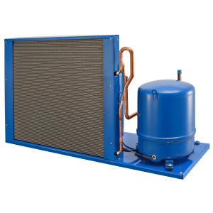 Danfoss OP-HJZ028D39Q Unidad Condensadora Microcanal 2.5HP MBP 230V/3Ph/60Hz R134a,R404A,R448A,R449A,R452A,R513A Lubricante POE 1 Ventilador con Compresor Reciprocante MTZ28-3 115N0278
