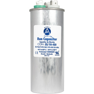 Appli Parts Condensador Capacitor de Marcha 35+10 Mfd uF (microfaradios) 370VAC o 450VAC CBB65 Universal Aire acondicionado y otras aplicaciones Redondo UL E476928 13.3cm Alto 5cm Ancho CON-35/10-450 Appli Parts Condensador Capacitor de Marcha 35+10 Mfd uF (microfaradios) 370VAC o 450VAC CBB65 Universal Aire acondicionado y otras aplicaciones Redondo UL E476928 13.3cm Alto 5cm Ancho CON-35/10-450