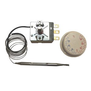 Appli Parts APRT-712 Termostato de Refrigeracion, con Temperatura minima de -35 C (-31 F) y temperatura maxima de +35 C (95 F), tubo capilar de 1200 mm
