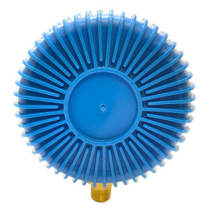 Appli Parts APMG-GA1L Esfera Manometro para Baja refrigerante Compatible con R410A, con Conexion SAE 1/4 de pulg, para Refrigeracion Aire acondicionado Reemplazo universal Herramientas HVAC 