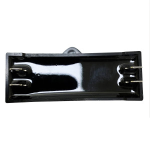 Appli Parts Condensador Capacitor de ventilador 12 mfd (microfaradios) uf 250VAC con conectores compatible con cualquier marca de igual capacitancia 5.8cm Ancho 2.2cm Profundidad 4.3cm Alto CAP-12-250