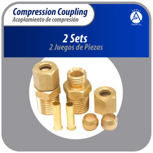 Appli Parts APWF-100BC Acople de Reduccion de compresion de laton de 1/4 pulg para filtro de agua en linea con conexion NPT macho de 3/8 pulg para tuberia de cobre o PVC Appli Parts APWF-100BC Acople de Reduccion de compresion de laton de 1/4 pulg para filtro de agua en linea con conexion NPT macho de 3/8 pulg para tuberia de cobre o PVC